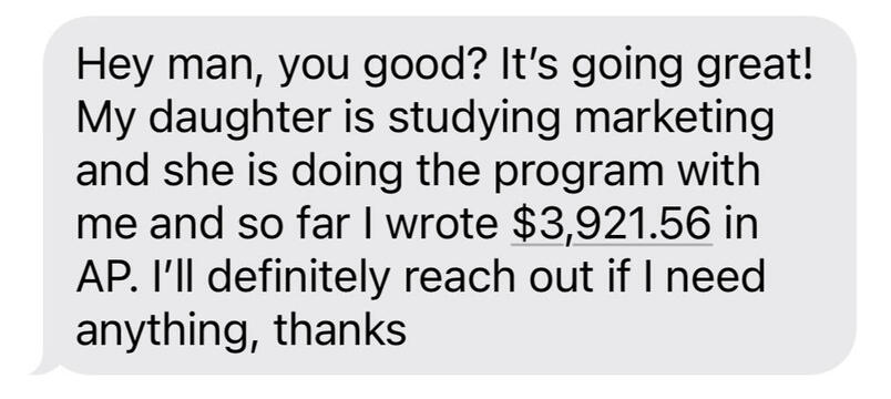 Agent wrote $3,921.56 in AP